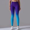 Push-up Lila-Kék Ombré leggings