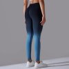 Push-up Ombré Fekete-Kék Leggings