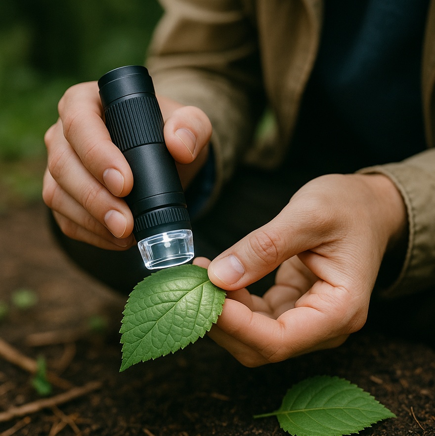 Kapesní mikroskop - jak ho využít při sbírání přírodnin