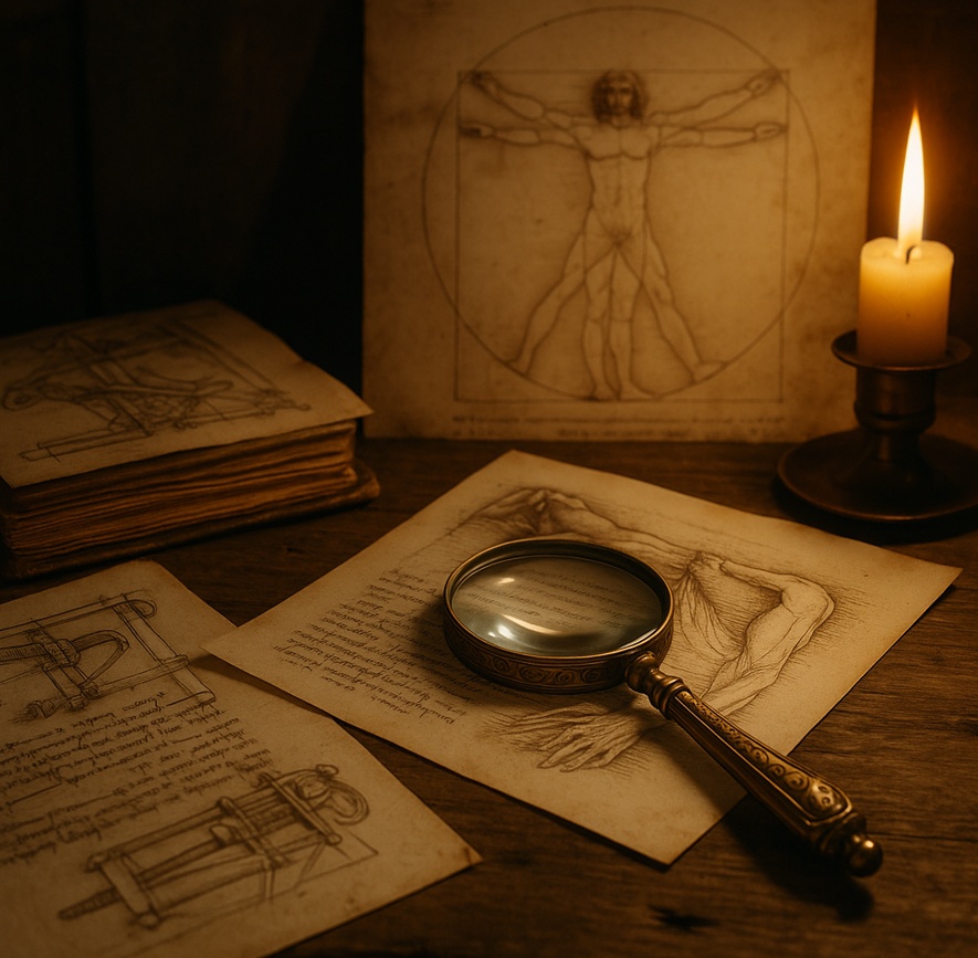 Leonardo da Vinci a jeho lupy - jak slavný génius využíval optiku k pozorování