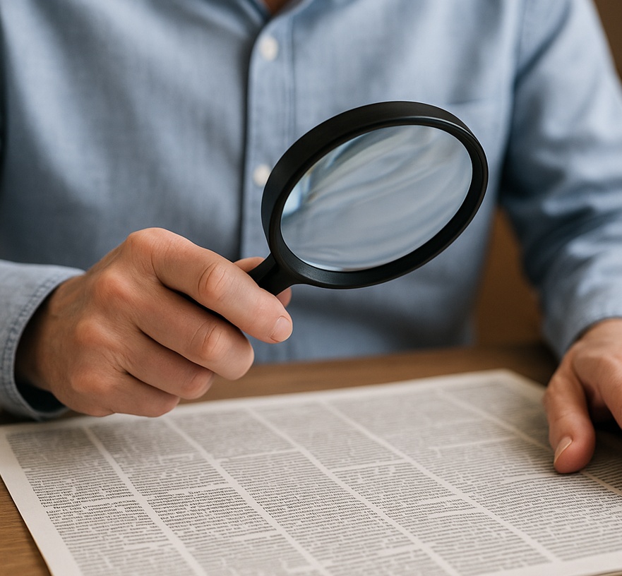 Jak vybrat kvalitní lupu pro čtení novin a knih
