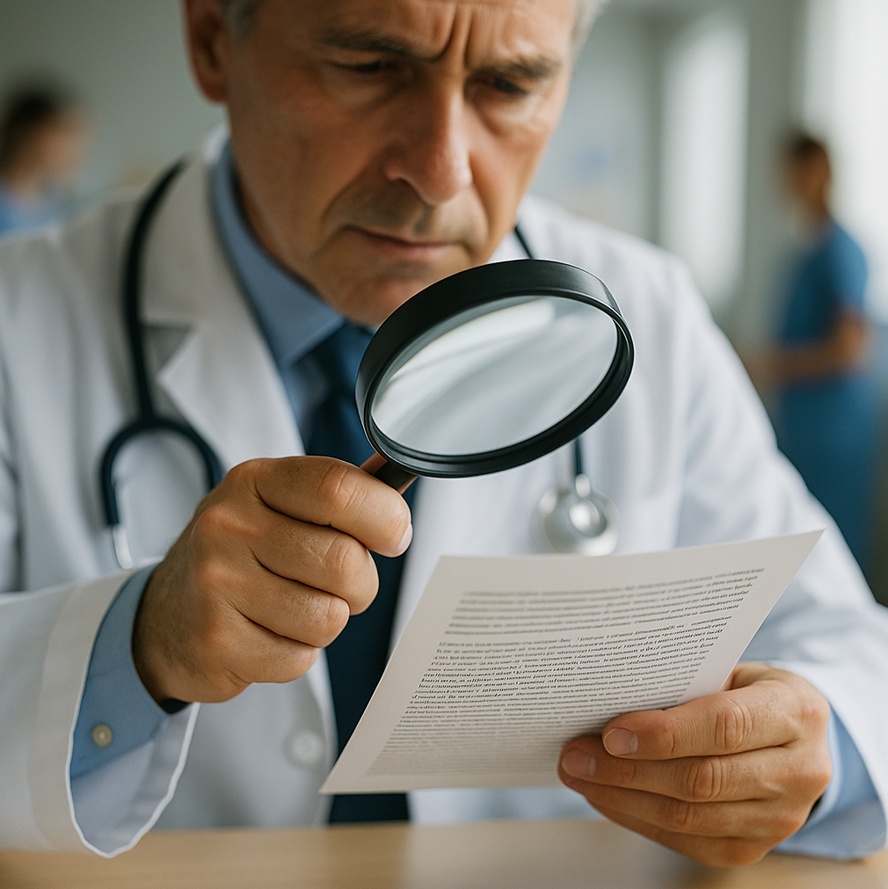 Jaká lupa je ideální pro čtení malých písem v lékařství