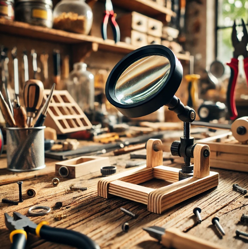 Lupy s držákem - jak mohou usnadnit práci oběma rukama?