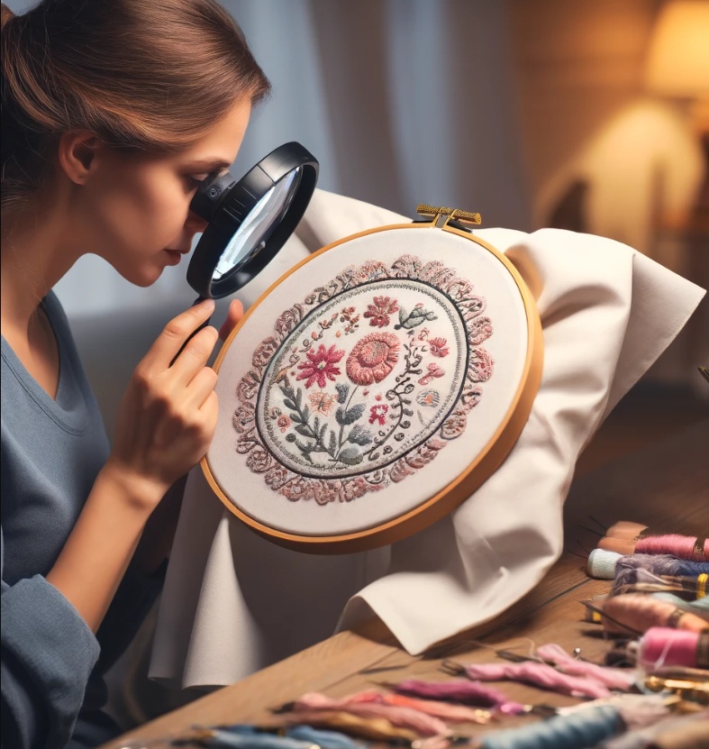 Lupa vyšívací - úžasný pomocník pro tvůrčí ženy