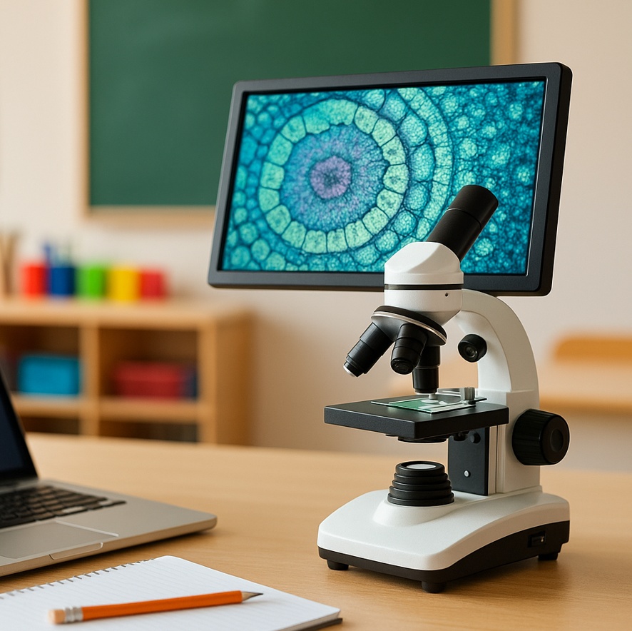 Digitální mikroskop pro školu: výhody multimediální výuky