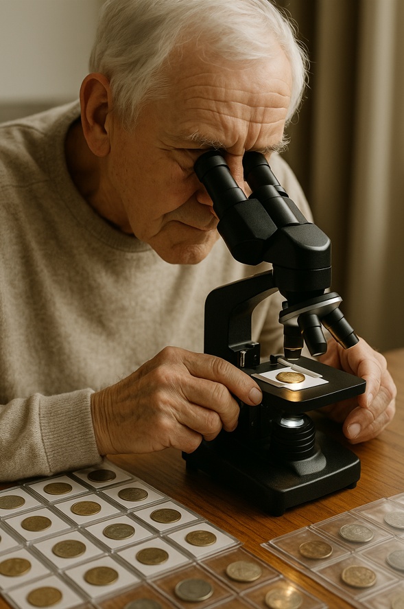 Mikroskop jako pomůcka pro starší sběratele – výhody a nevýhody