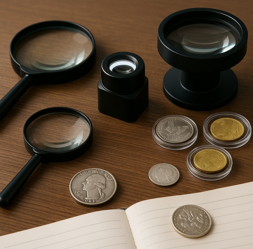Lupy pro numismatiky - co hledat při výběru