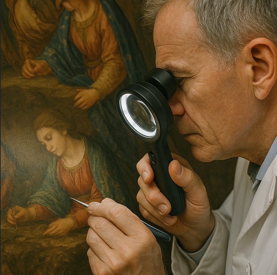 Jaké lupy používají profesionální restaurátoři