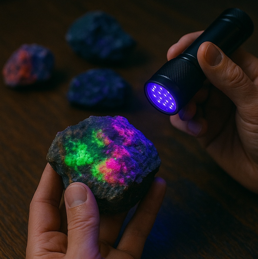 UV lampy při sbírání minerálů – jak odhalit unikátní vzorky