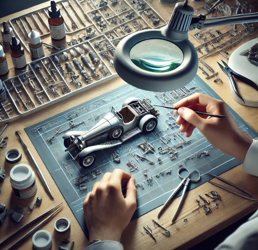 Zvětšovací lupy pro modeláře - pomůcky pro detailní práce na modelech