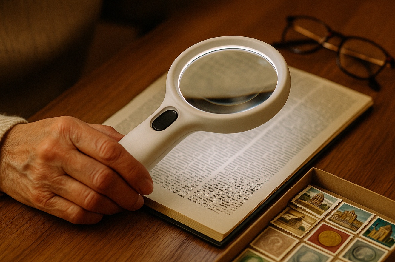 Zvětšovací lupy s osvětlením - výhody a tipy pro seniory