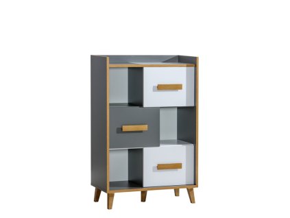246751 system werso w5 komoda 3d kolor bialy brylantowy riviera