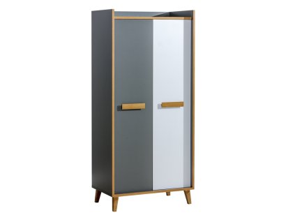 246740 system werso w1 szafa 2d kolor bialy brylantowy riviera