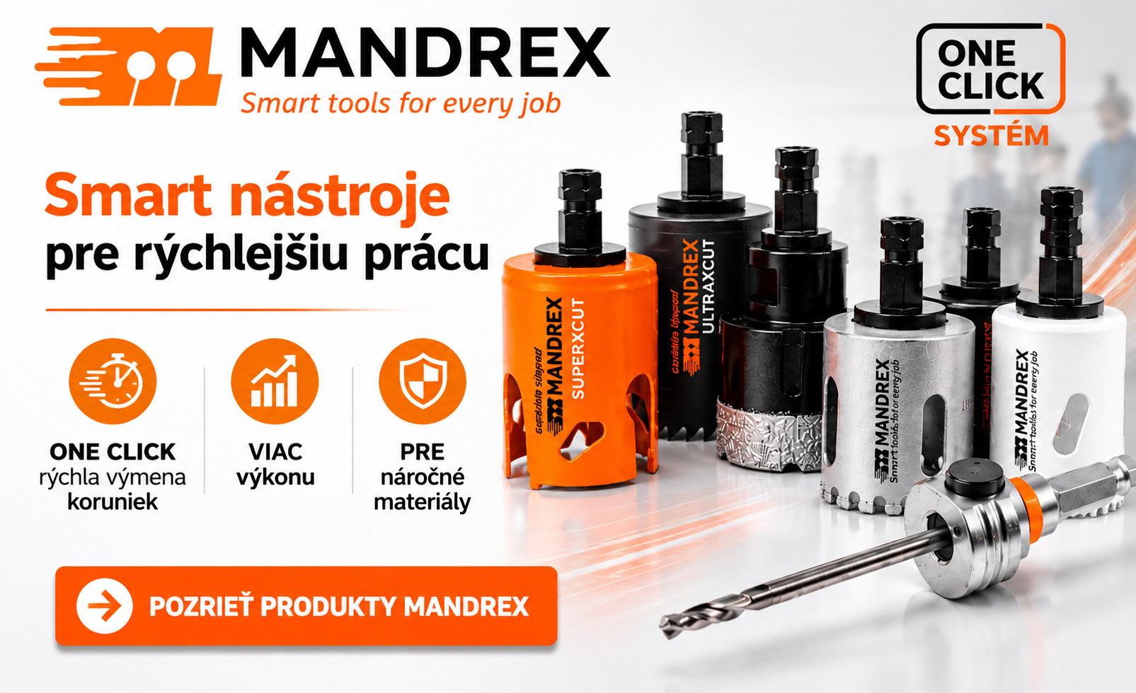 MANDREX - profesionálne nástroje pre rýchlejšiu a efektívnejšiu prácu.