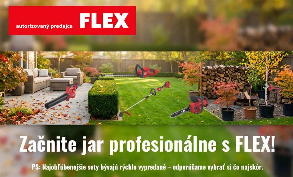 Začnite jar profesionálne s FLEX