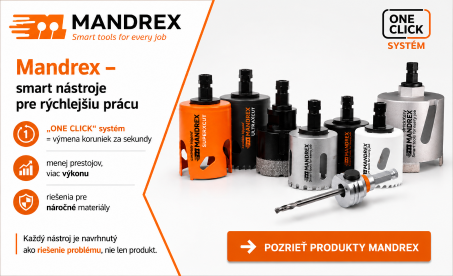MANDREX - profesionálne nástroje pre rýchlejšiu a efektívnejšiu prácu.