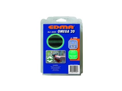 Spona  Omega  20 - Green PVC GALVA