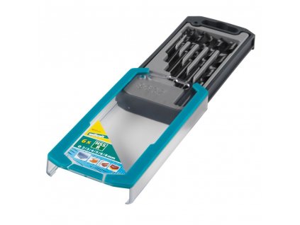 Wolfcraft Sada 6ks špirálové vrtáky do kovu valcovaný HSS o2-8mm 8632000