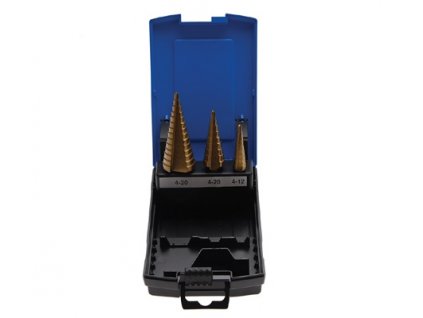 (OPTIMA) Sada stupňovitých vrtákov PRO HSS- CO 5% 3ks