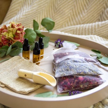 Sada na výrobu vonných sáčků - 3 sáčky