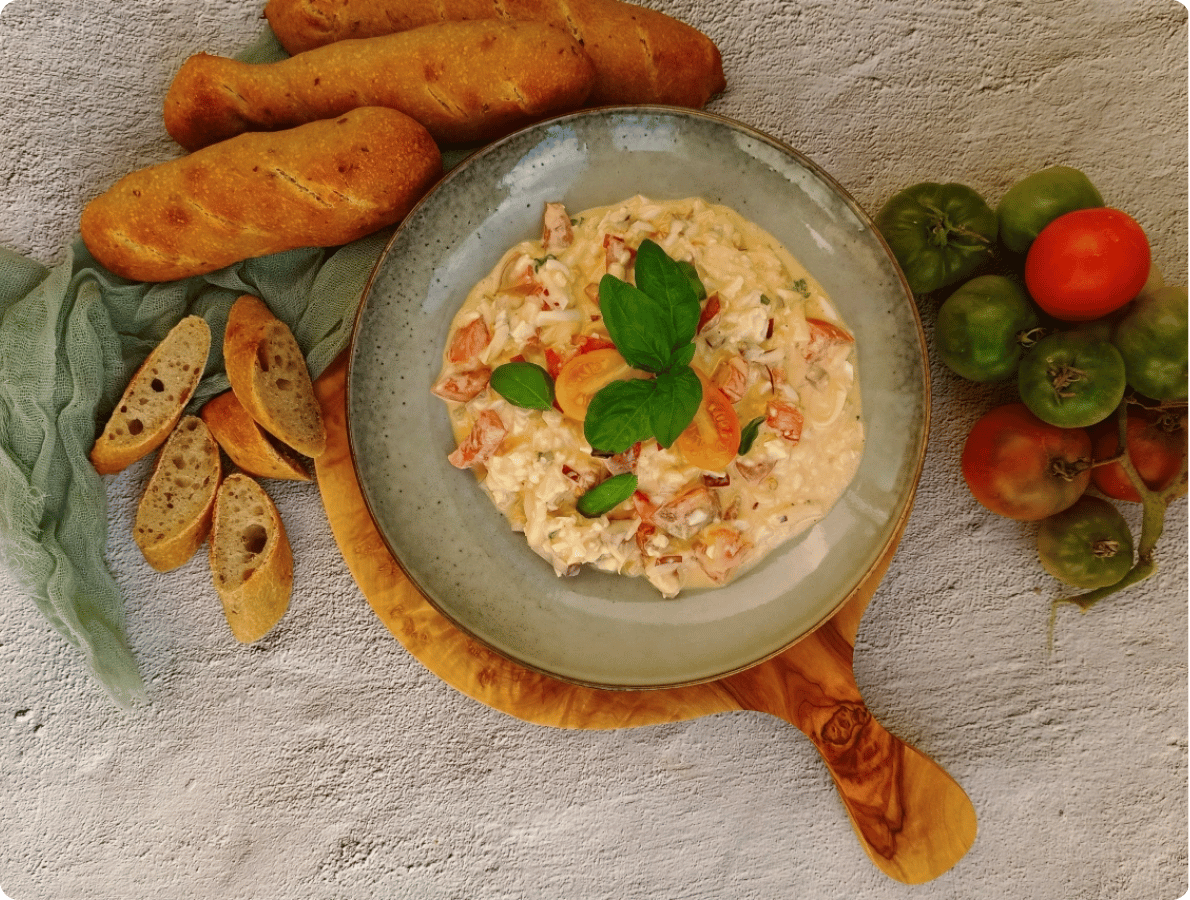 Rajčatový salát s vejci