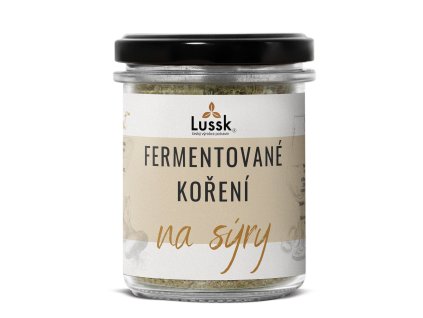 Lussk Fermentované koření pečené sýry sklo 130g s etiketou