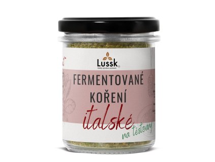 Fermentované koření italské na těstoviny etiketa sklo 30g