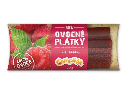 Ovocné plátky Jablko a malina