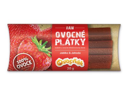 Ovocné plátky Jablko a jahoda