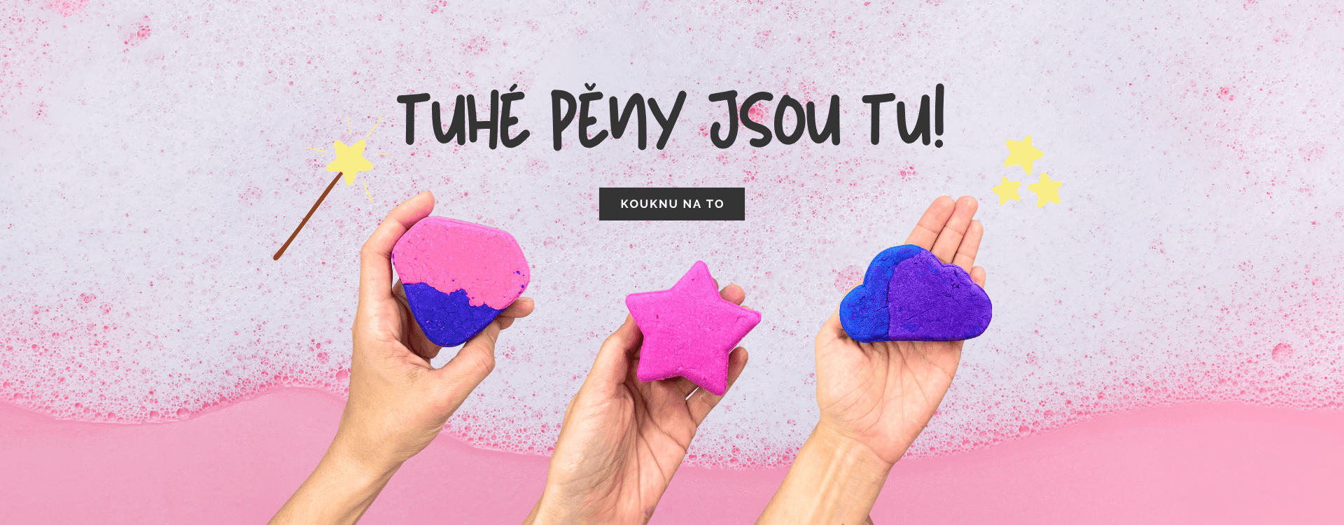 tuhá pěna do koupele