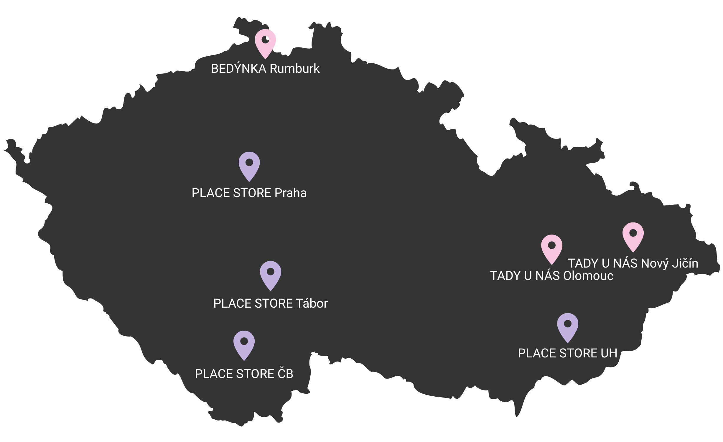 Mapa prodejních míst LustCo