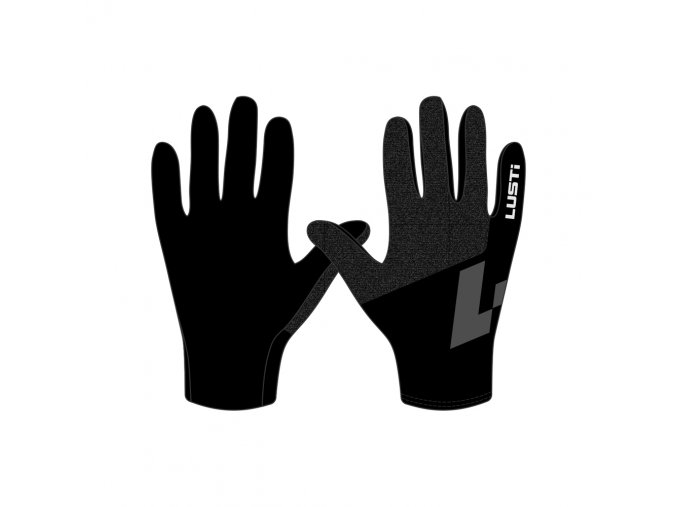 rukavice běžecké LUSTI BLACK vel. L