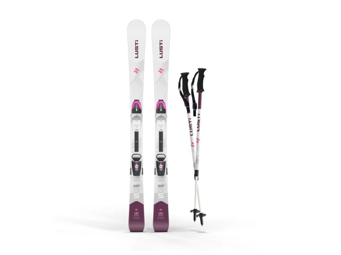 Lyžařské hole LUSTI KIDS white 2