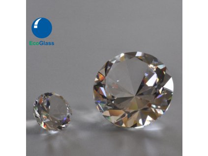 Glass diamond 30% PbO crystal