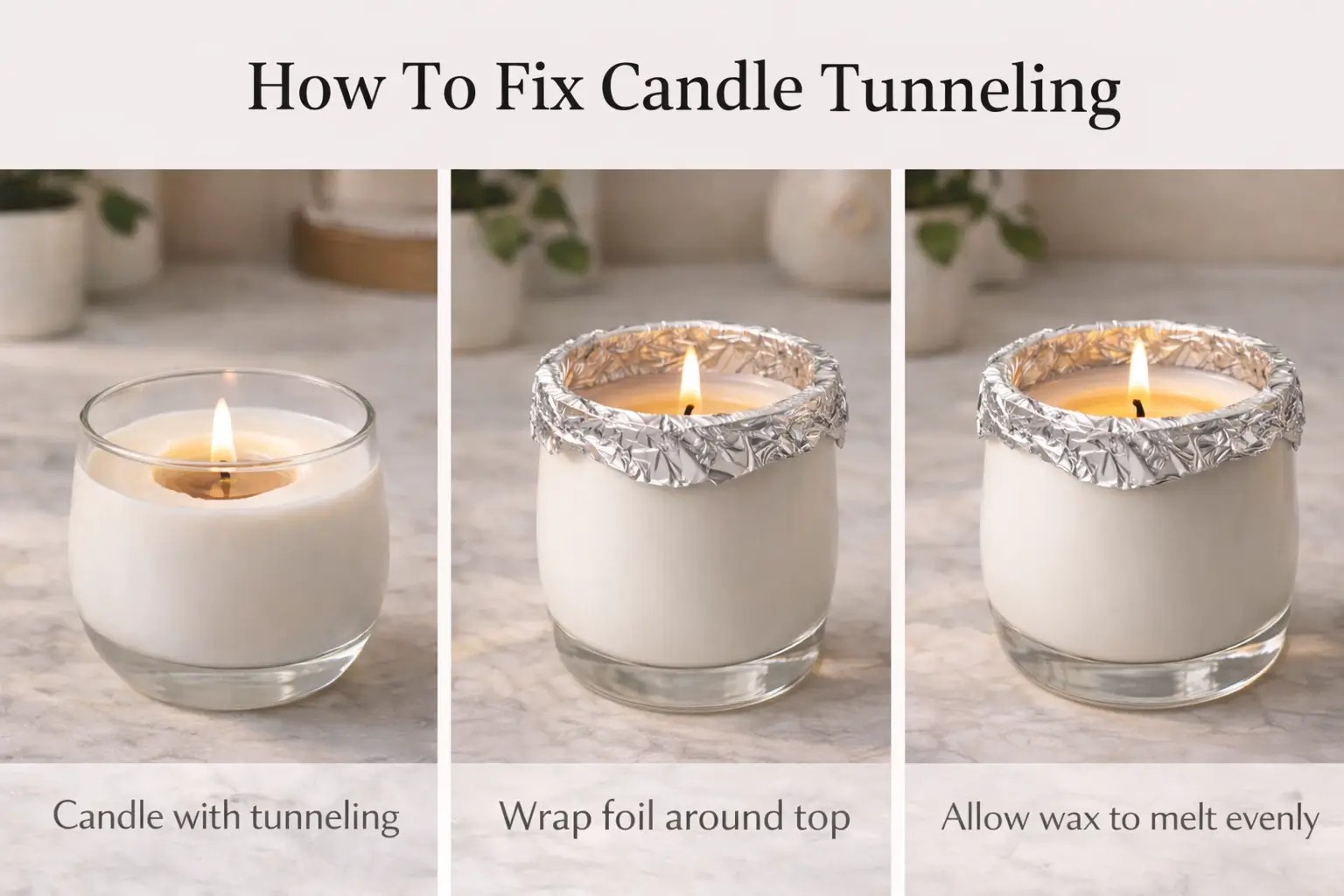how-to-fix-candle-tunneling-foil-method-glass-jar