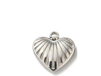 single heart clean square