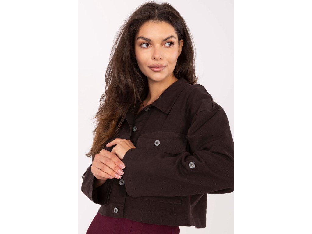 Bunda  model 216749 Rue Paris (Barva hnědá, Velikost universal)
