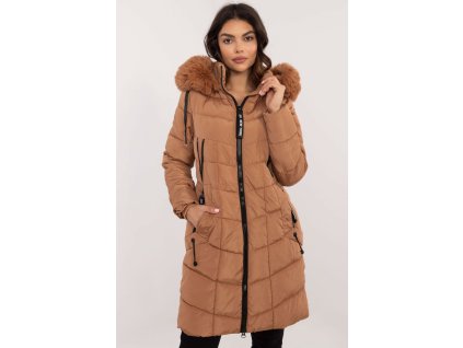 Bunda  model 202550 Factory Price (Barva hnědá, Velikost s)
