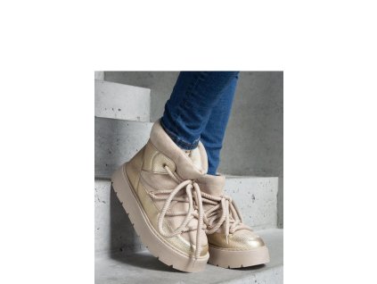 Sněhule  model 204703 Solea (Barva Béžová, Velikost 37)