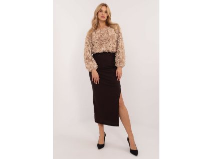 Sukně  model 201603 Italy Moda (Barva hnědá, Velikost universal)
