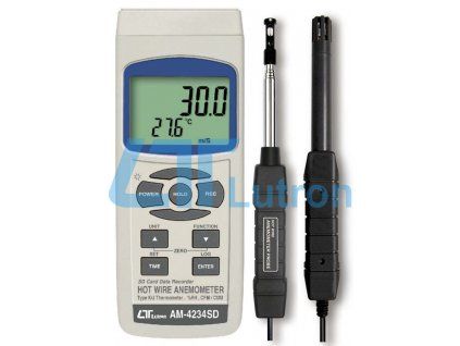 Hot wire anemometer and humidity Meter LUTRON AM-4234SD
