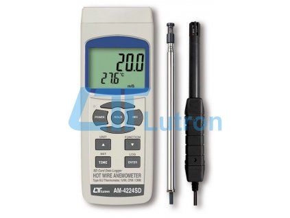 Hot wire anemometer and humidity Meter LUTRON AM-4224SD