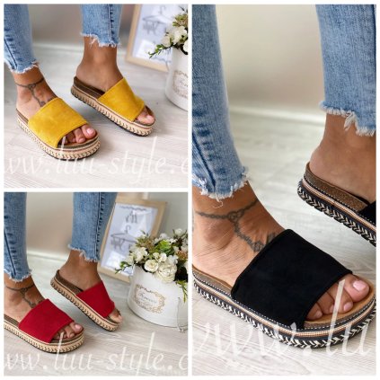 Pantofle Camilla (Barva Černá, Velikost 36)