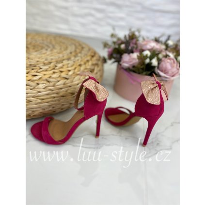 Lodičky Larisa (Velikost 35, Barva Fuchsiová)