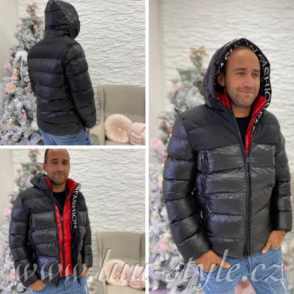 Pánská zimní bunda Simon (Barva černá, Velikost M)
