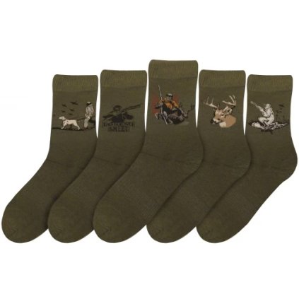Ponožky Myslivec (Barva A1, Velikost 39/42)