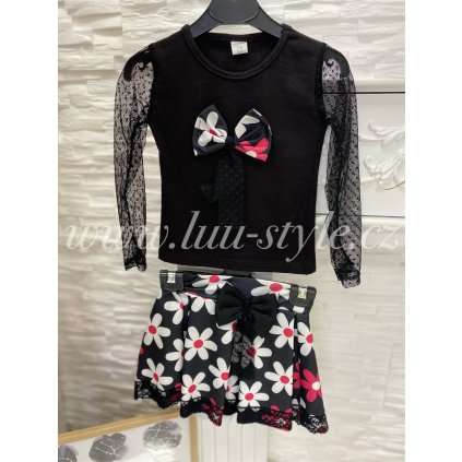 Dětský set Jolanka (Barva Černá, Velikost 2-3)