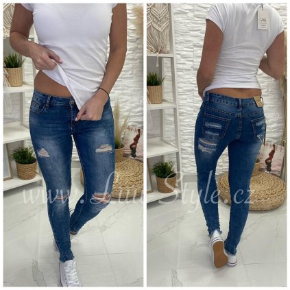 Jeans Kaley (Barva Modrá, Velikost 25)