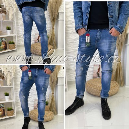 Jeans Thomas (Barva Modrá, Velikost 28)
