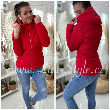Bunda Yvette (Barva Červená, Velikost S)